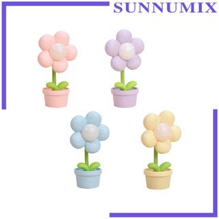 [Sunnimix] โคมไฟตั้งโต๊ะ ลายดอกไม้ ขนาดเล็ก สําหรับตกแต่งบ้าน