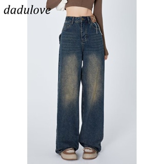 DaDulove💕 New American Ins High Street Retro Washed Jeans Niche High Waist Loose Wide Leg Pants plus Size Trousers