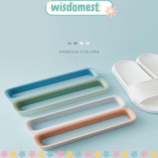 WISDOMEST ชั้นวางรองเท้า แบบติดผนังห้องน้ํา ไม่ต้องเจาะผนัง