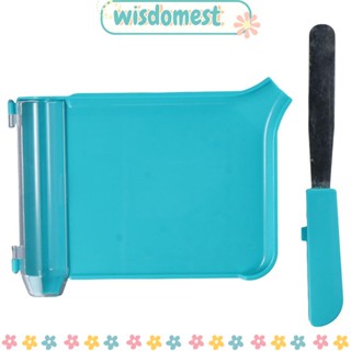 Wisdomest ถาดพลาสติก ABS สีฟ้า พร้อมไม้พาย ทนทาน สําหรับนับยา|ใช้