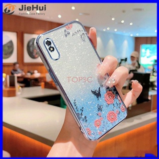 Jiehui เคสโทรศัพท์มือถือ ลายผีเสื้อกระพริบ สําหรับ Redmi 9A MMHY