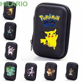 Hilario เคสการ์ดเกม Poke-mon ความจุ 50 ช่อง แบบแข็ง อุปกรณ์เสริม สําหรับการ์ดเกม Vmax Mega Ex