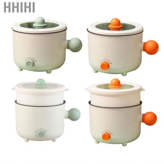 Hhihi Electric Noodle Cooker  Small Effort Saving Easy To Clean Heating Pot with Knob Temperature Control for Household