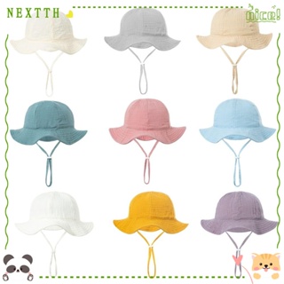 Nextth หมวกบักเก็ต ลายการ์ตูนน่ารัก ป้องกันรังสียูวี เหมาะกับเดินชายหาด แฟชั่นฤดูร้อน สําหรับเด็ก