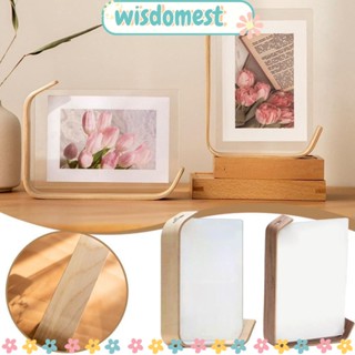 Wisdomest กรอบรูปอะคริลิค แบบไม้ สองด้าน สําหรับบ้าน สวนขวด