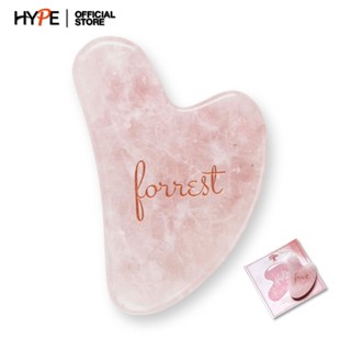 Forrest ฟอร์เรสท์ กัวซา จากหินโรสควอตซ์ Gua Sha Rose quartz / Aventurine สำหรับนวดหน้า