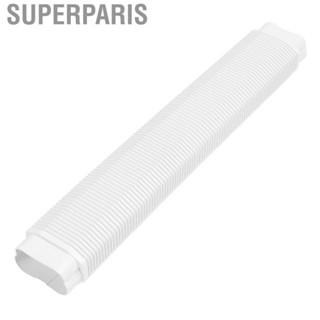 Superparis Straight Duct Line Set Cover  Durable PVC Mini Split Paintable for Hotel 1-5HP