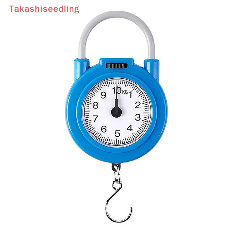 (Takashiseedling) เครื่องชั่งน้ําหนักดิจิทัล แบบแขวน ความแม่นยําสูง 10 กก. สําหรับชั่งกระเป๋าเดินทาง ปลา