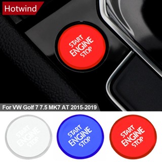 Hotwind สติกเกอร์ติดปุ่มสวิตช์ P เบรกมือรถยนต์ อุปกรณ์เสริม สําหรับ VW Golf 7 7.5 MK7 AT 2015-2019 H6S1