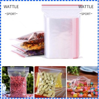 Wattle ถุงซิป ขนาดเล็ก สําหรับใส่เครื่องประดับ 100 ชิ้น ต่อแพ็ค