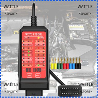 Wattle กล่องทดสอบอัตโนมัติ OBD2 16 Pin ทนทาน และอุปกรณ์เสริม สําหรับรถยนต์