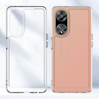 เคส TPU นิ่ม แบบใส ป้องกันลายนิ้วมือ สําหรับ Oppo A98 5G