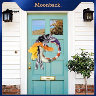 &lt;moonback&gt; จี้พวงหรีดแม่มด หลากสี สําหรับแขวนตกแต่งประตูปาร์ตี้