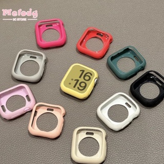 เคสซิลิโคน TPU แบบนิ่ม สีแคนดี้ สําหรับ iwatch series 8 7 6 5 SE 4 45 44 42 41 40 38 มม.