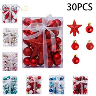 ⭐NEW ⭐Christmas Tree Bauble Collection 30Pcs 30mm Hanging Ornaments for Holiday