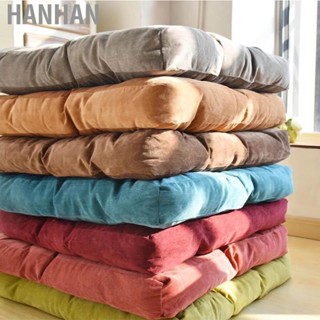 Hanhan Thicken Corduroy Seating Cushion Cotton Filling Comfortable Floor Pillows for Living Room Meditation