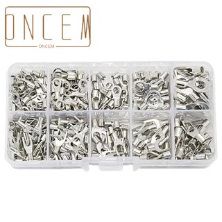【ONCEMOREAGAIN】Durable Heat Dissipation Terminal Kit 320Pcs Non Insulated Brass Connectors