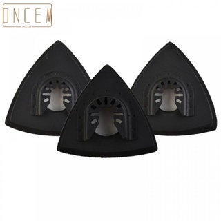 【ONCEMOREAGAIN】Durable Triangular Sanding Pad for Quick Release Efficient Material Removal 3PCS