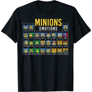 เสื้อยืดคอกลม แขนสั้น ผ้าฝ้าย 100% พิมพ์ลายการ์ตูน Despicable Me Minions Texas Minions พลัสไซซ์ สําหรับผู้ชาย