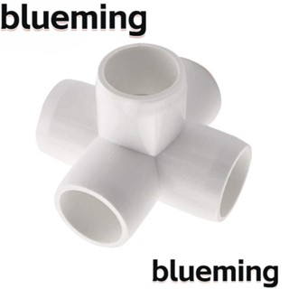 Blueming2 อุปกรณ์ข้อต่อ PVC 5 ทาง สีขาว สําหรับเฟอร์นิเจอร์ 10 ชิ้น