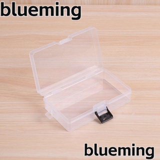 Blueming2 กล่องพลาสติกใส ทรงสี่เหลี่ยม ทนทาน สําหรับใส่เครื่องประดับ ลูกปัด