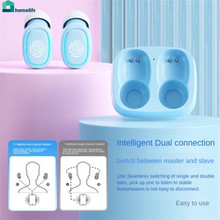 Touch Wireless Bluetooth Compatible Headset รุ่นส่วนตัว tws Binaural In-ear Cross-border New Direct Supply Macaron Color home home