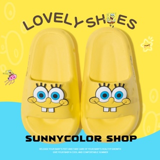 SUNNYCOLOR  รองเท้าแตะหญิง รองเท้าหัวโต แฟชั่น ธรรมดา ใส่สบายๆ 2023ใหม่ FBT23904SK 36Z230909