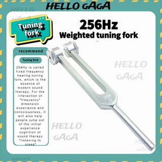 Tuning fork🔔 ส้อมจูนเสียง อลูมิเนียมอัลลอย C256 256Hz C พร้อมล้อจูน สําหรับเล่นโยคะ