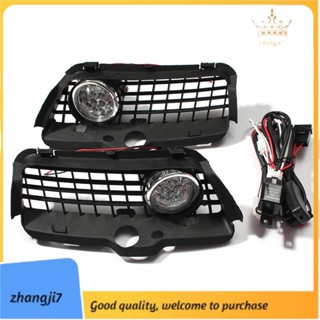 [zhangji7] กระจังหน้าไฟตัดหมอก Led 6000K สีขาว สําหรับ Vw Mk3 Golf Jetta 1992-1998