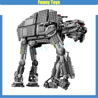 ของเล่นตัวต่อ Star Wars series First Order Heavy Assault Walker เสริมการเรียนรู้เด็ก