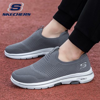 Skechers_ GORUN รองเท้าผ้าใบ รองเท้าวิ่ง แบบสวม แฟชั่นสําหรับผู้ชาย