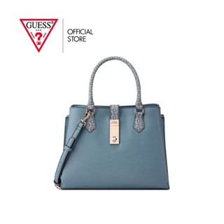 GUESS กระเป๋าถือ รุ่น VY884005 RODEZ SATCHEL สีฟ้า