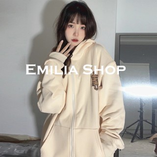 EMILIA SHOP เสื้อกันหนาว เสื้อฮู้ด unique คุณภาพสูง สบายๆ มีชีวิตชีวา WJK2390PN037Z230912