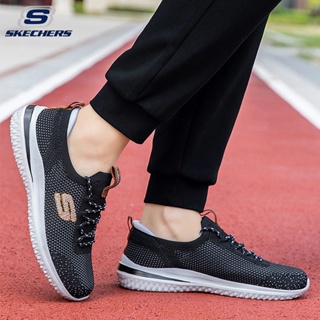 Skechers_ รองเท้าวิ่งลําลอง ผ้าตาข่าย ระบายอากาศ เบาพิเศษ สําหรับผู้ชาย