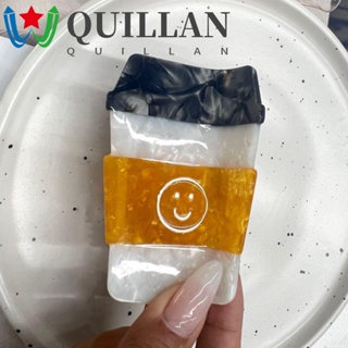 Quillan กิ๊บติดผม รูปกรงเล็บปลาฉลาม หน้ายิ้ม สร้างสรรค์ เหมาะกับฤดูร้อน สําหรับผู้หญิง