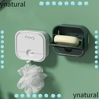 Ynatural กล่องใส่สบู่ แบบติดผนังห้องน้ํา ไม่ต้องเจาะรู