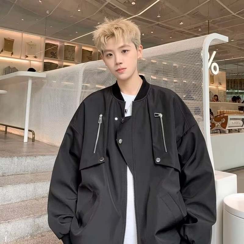 Asrv เสื้อแจ็กเก็ตเบสบอลลําลอง เข้ากับทุกการแต่งกาย รูปที่ 5