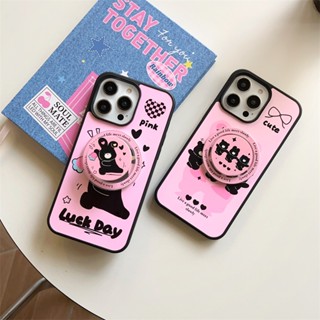 เคสมือถือ ลายการ์ตูนกระต่ายน่ารัก กันกระแทก สําหรับ iPhone 15 14 13 11 12 pro max Apple 14pro 11 12 13pro 15