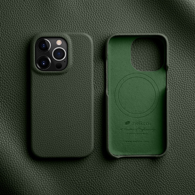 Melkco เคสหนังแม่เหล็กระดับพรีเมียมสําหรับ iPhone 14 Pro Max 15 Pro 16 Plus หรูหราธุรกิจหนังวัวธรรมชาติฝาครอบโทรศัพท์