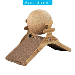 [Sunnimix1] ลูกบอลเชือกป่านข่วนเฟอร์นิเจอร์ ของเล่นสําหรับแมว