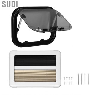 Sudi Motorhome Window RV Side  UV Acrylic Glass 75° Opening Angle Stable Support 500mm 350mm with Screen Sunshade for