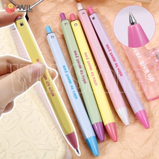 ปากกาเจล 0.5 มม. ลายตัวอักษร Kawaii INS น่ารัก สีดํา สําหรับนักเรียน สํานักงาน 1 ชิ้น ต่อ 1 ชุด