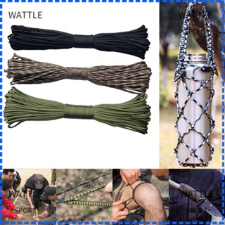 Wattle เชือกเส้นเล็ก 25 50 100 ฟุต 550 ปอนด์ สําหรับกางเต็นท์ ตั้งแคมป์ เดินป่า