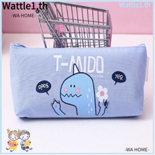 Wttle Kawaii กระเป๋าดินสอ ผ้านิ่ม แบบพกพา จุของได้เยอะ สําหรับนักเรียน