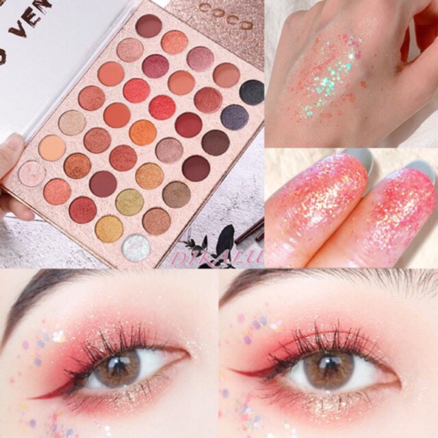 สินค้าของแท้ DIKALU COCO VENUS อายแชโดว์สีชิมเมอร์กันน้ำ ----สินค้าของแท้ DIKALU COCO VENUS。