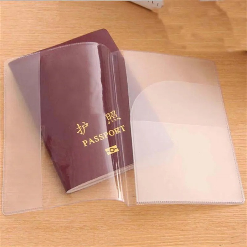 1 ชิ้น กันน้ํา กันฝุ่น เดินทาง ปกหนังสือเดินทาง / PVC บัตรประชาชน นามบัตร บัตรเครดิต / ความคมชัดสูง เคลือบด้าน ที่ใส่บัตร / อเนกประสงค์ เคสกระเป๋า