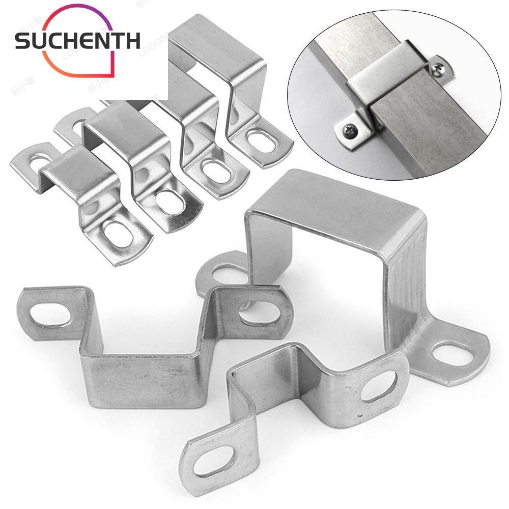 Suchenth แคลมป์หนีบท่อ รูปตัว U สเตนเลส 304 ทรงสี่เหลี่ยมผืนผ้า ทนทาน