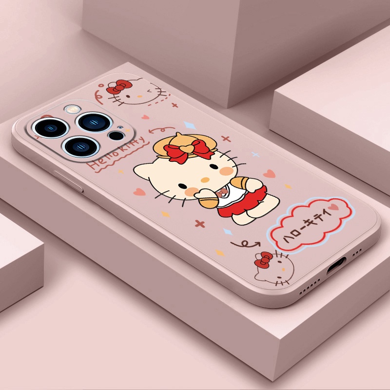 เคส Vivo V30 PRO 5G Y100 5G Y17s V29 5G V29E V19 NEO IQOO Z7 5G เคสโทรศัพท์มือถือ ซิลิโคนนิ่ม กันกระแทก ลายเฮลโลคิตตี้ MF036A สําหรับ