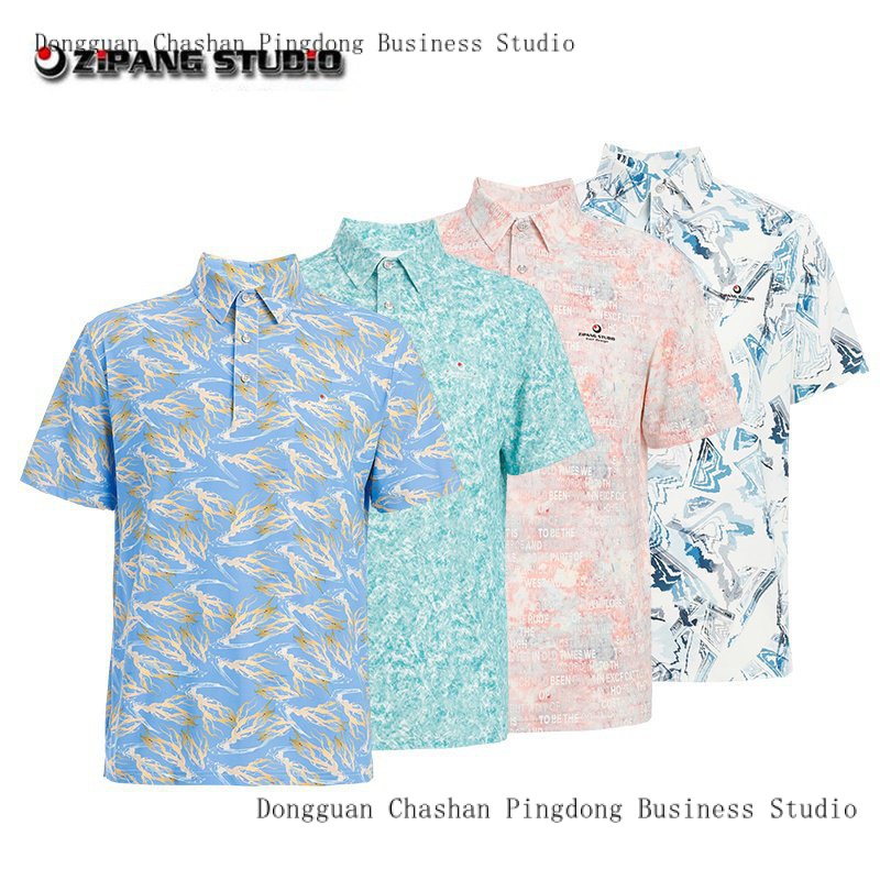 ใหม่ เสื้อโปโลแขนสั้น พิมพ์ลาย ryukyu Zipang Golf คุณภาพสูง เหมาะกับฤดูใบไม้ผลิ และฤดูร้อน สําหรับผู้ชาย และผู้หญิง 2023