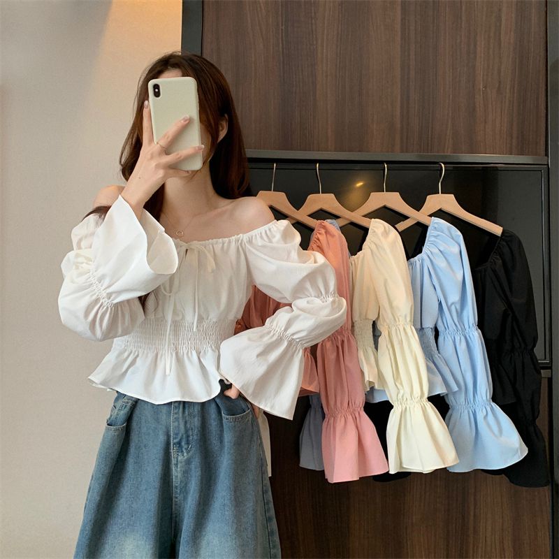 เสื้อเชิ้ตแขนพัฟ สไตล์ฝรั่งเศส เข้ากับทุกการแต่งกาย สําหรับผู้หญิง